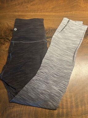 Lululemon Wunder Under Hi-Rise Ombre Melange Legging